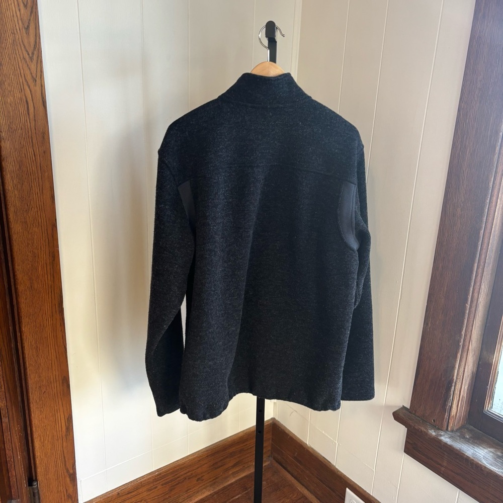 Merrell Men’s XL Charcoal Gray Wool Blend AeroBlock Full Zip Outdoor Jacket - Picture 3 of 11